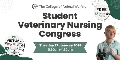 The Student Veterinary Nursing Congress is being held at the end of January, 2026