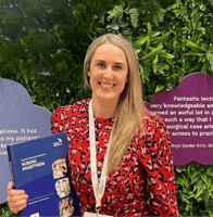 Courtney Scales RVN with the Improve International Manual of Nursing Anaesthesia