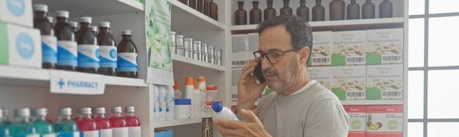 Vet in the dispensary